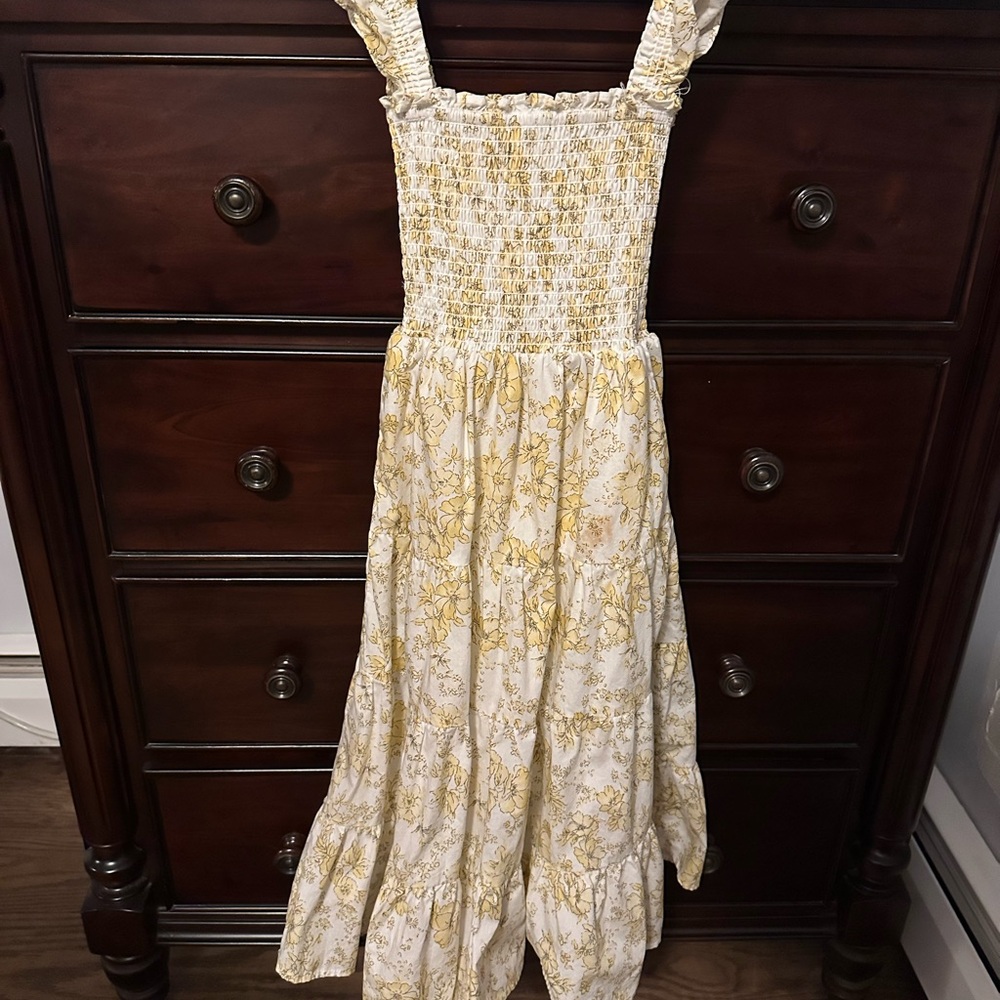 Aqua Girls' Poplin Print Dress